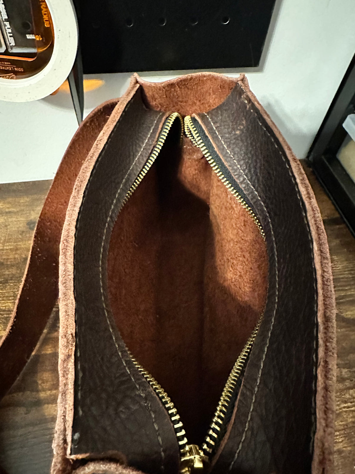 Shoulder Purse - Brown Pebble