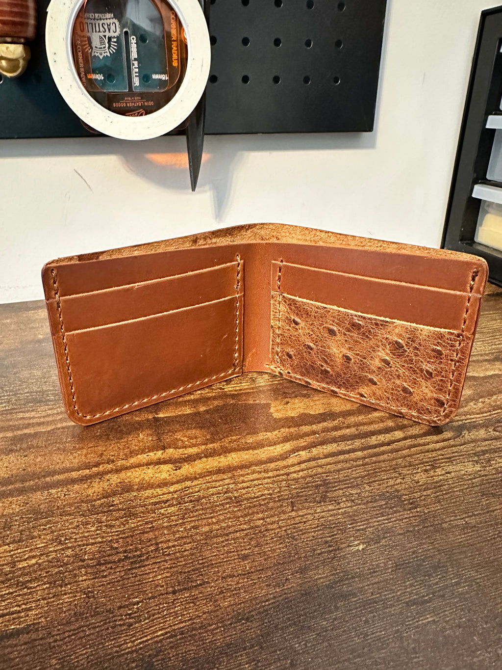 Traditional Bifold - Ostrich Emboss