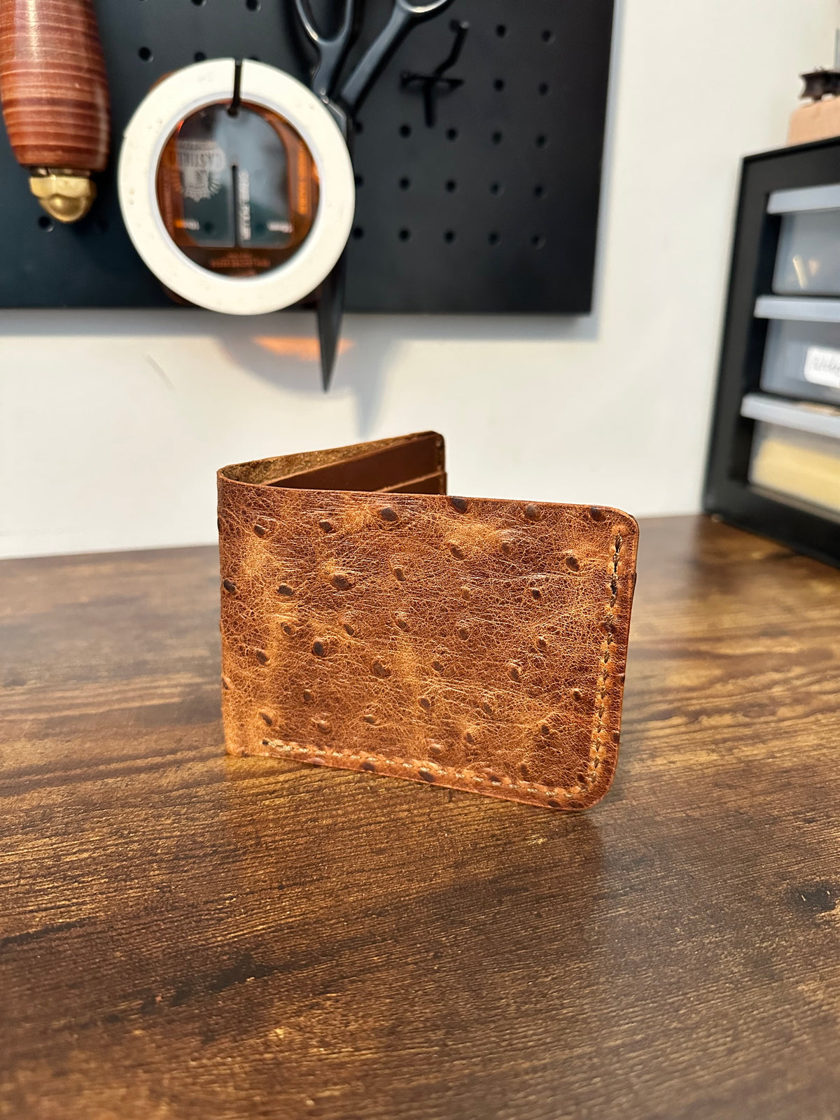 Traditional Bifold - Ostrich Emboss