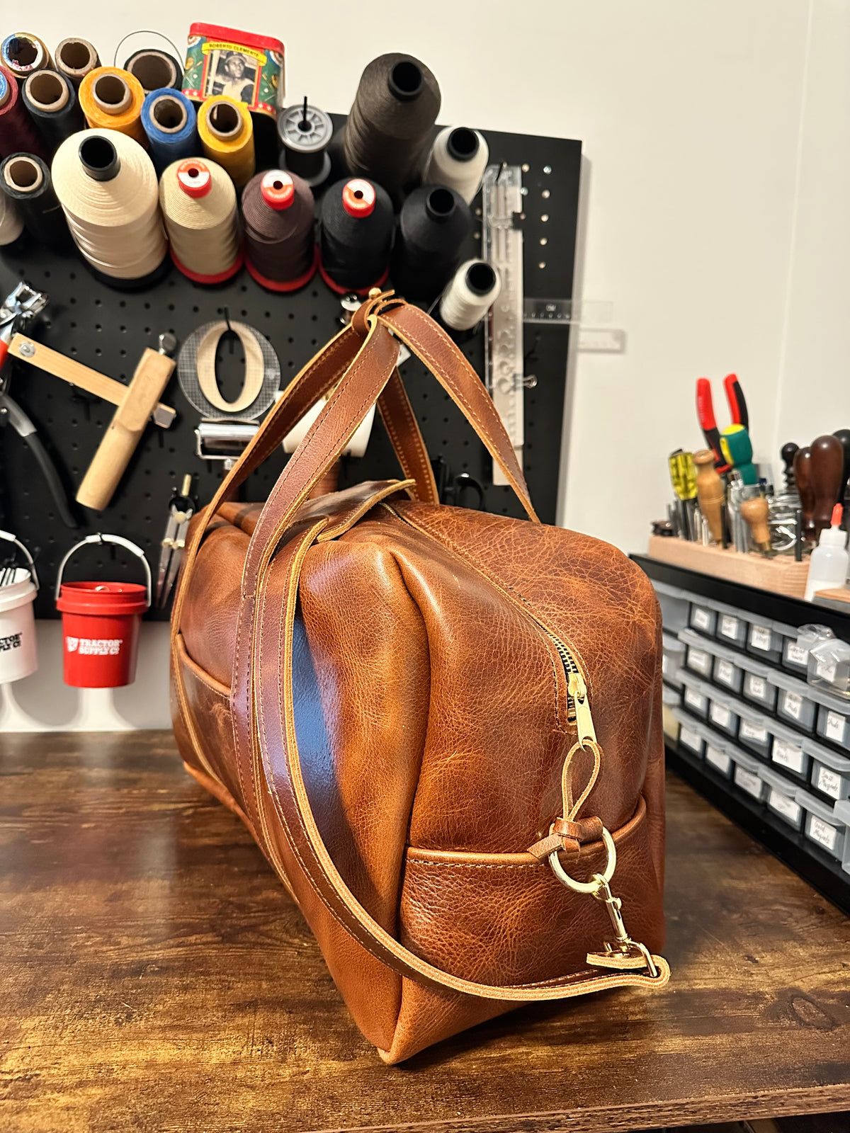 Duffle Bag - Waxy Crunch Buffalo