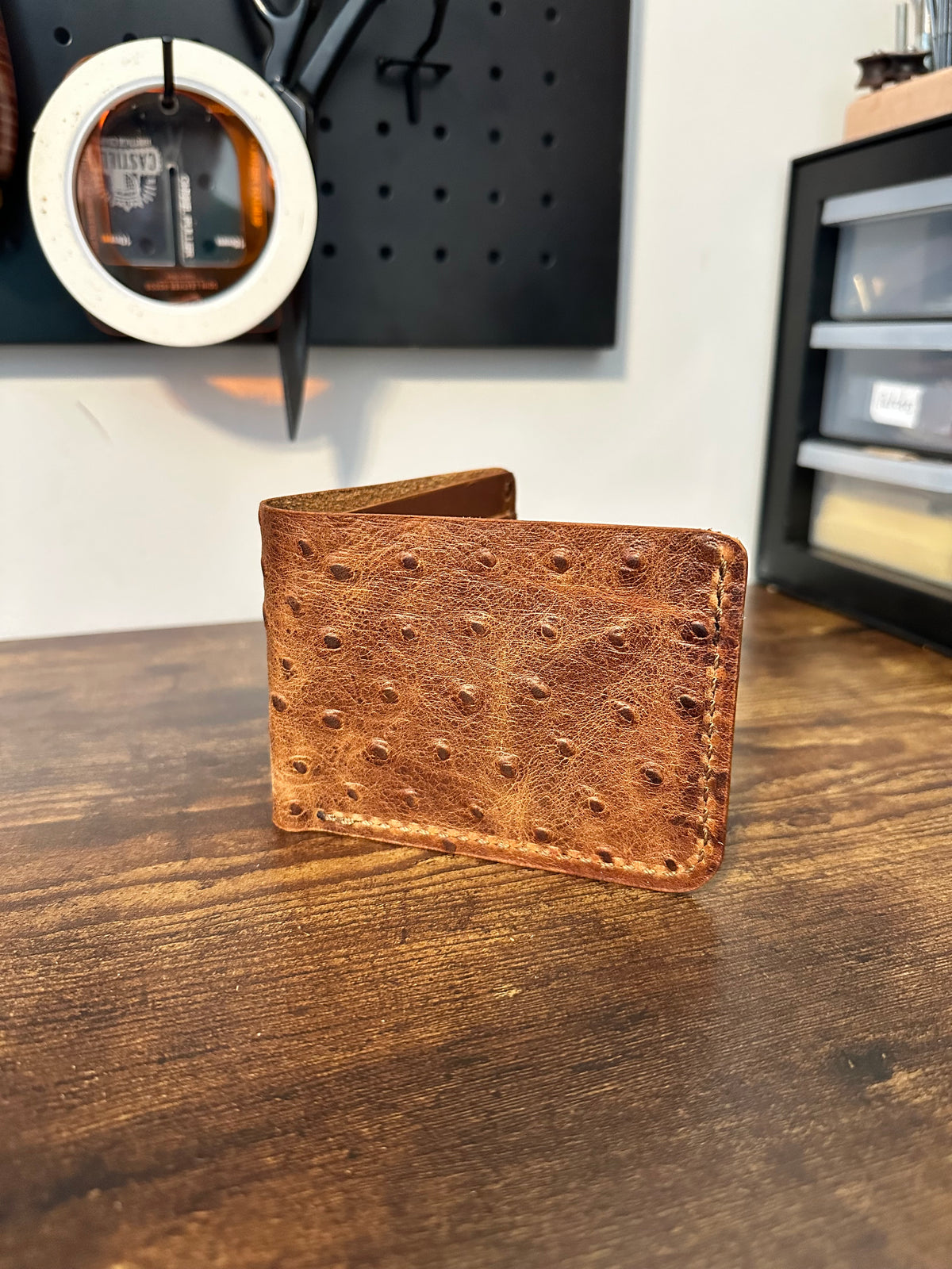 Traditional Bifold - Ostrich Emboss