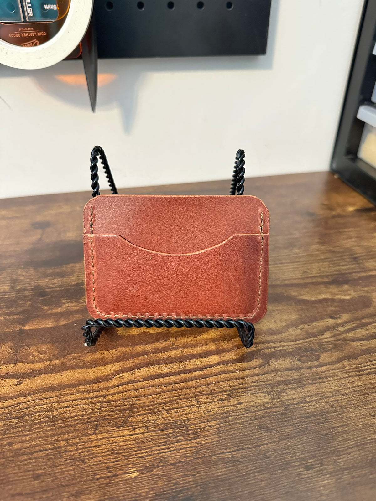 3-Pocket Card Wallet - Chestnut