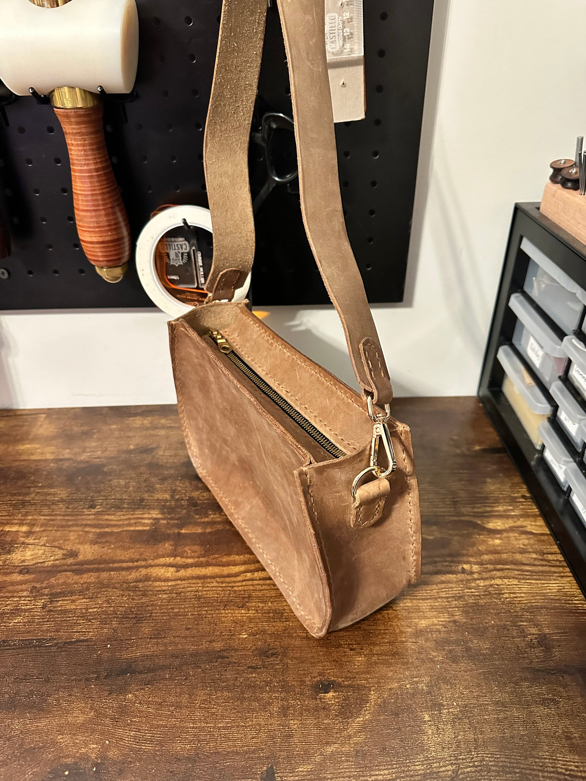 Shoulder Purse - Light Brown