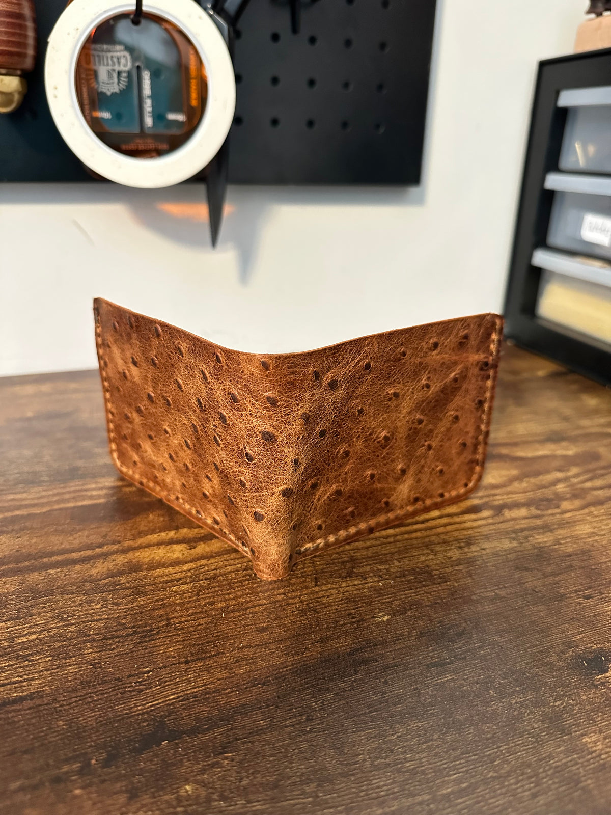 Traditional Bifold - Ostrich Emboss