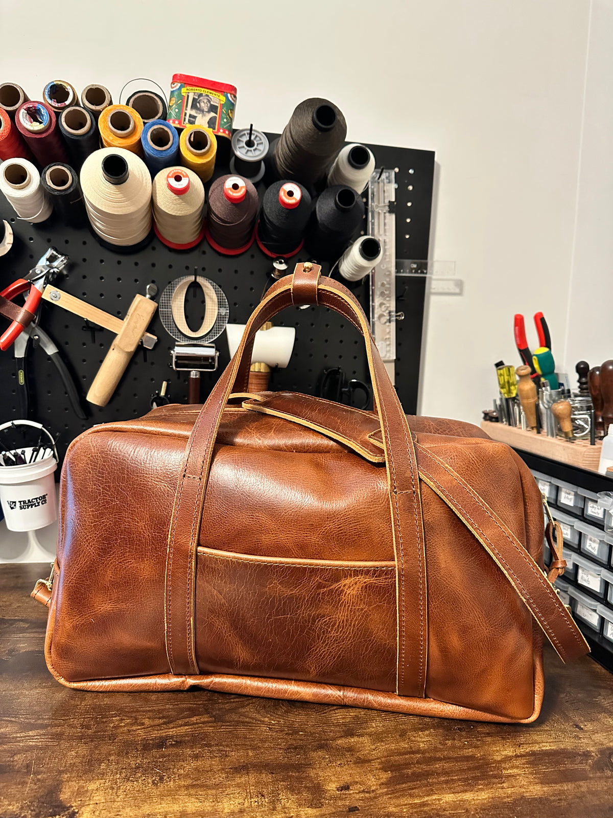 Duffle Bag - Waxy Crunch Buffalo