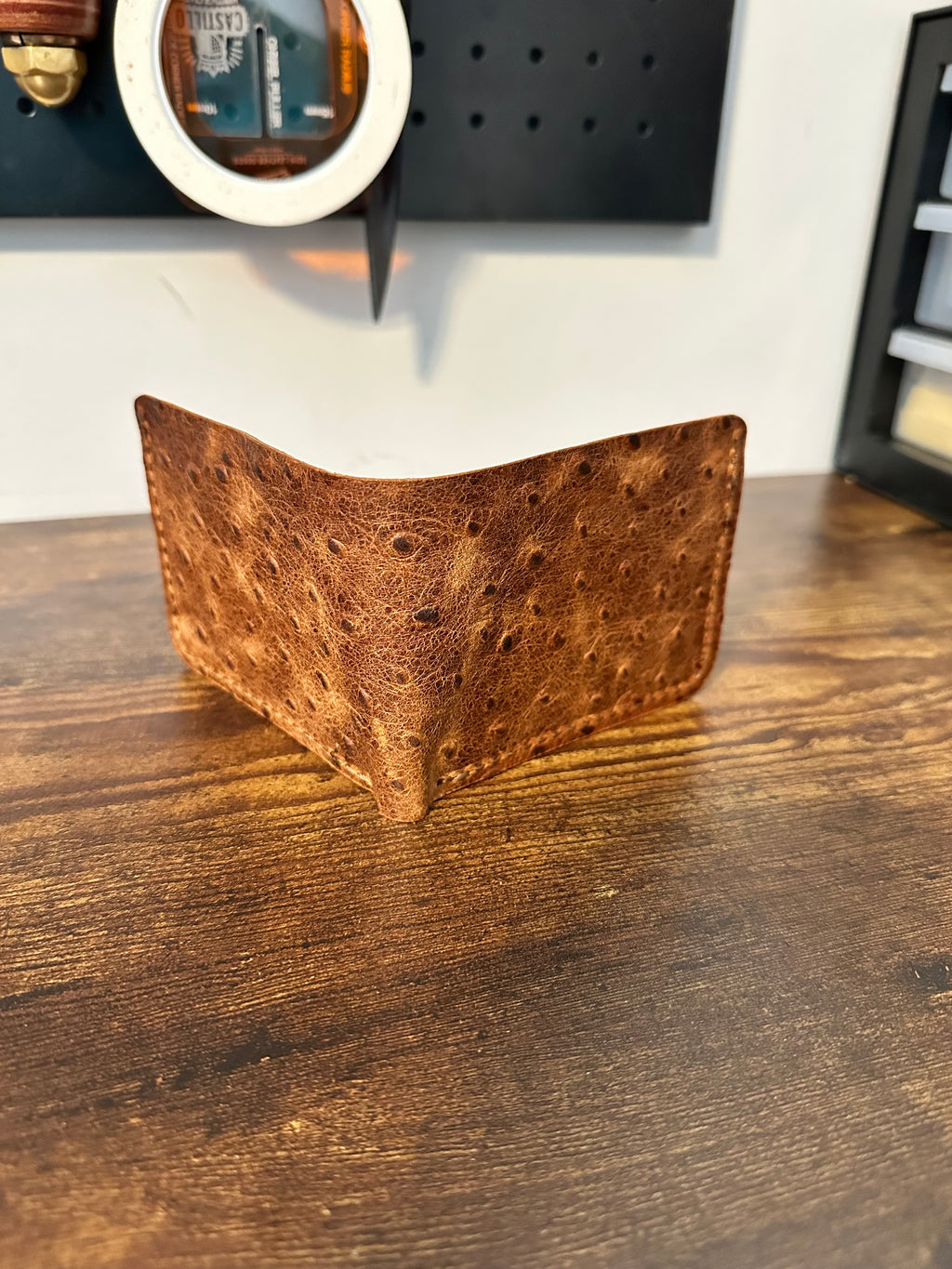 Traditional Bifold - Ostrich Emboss