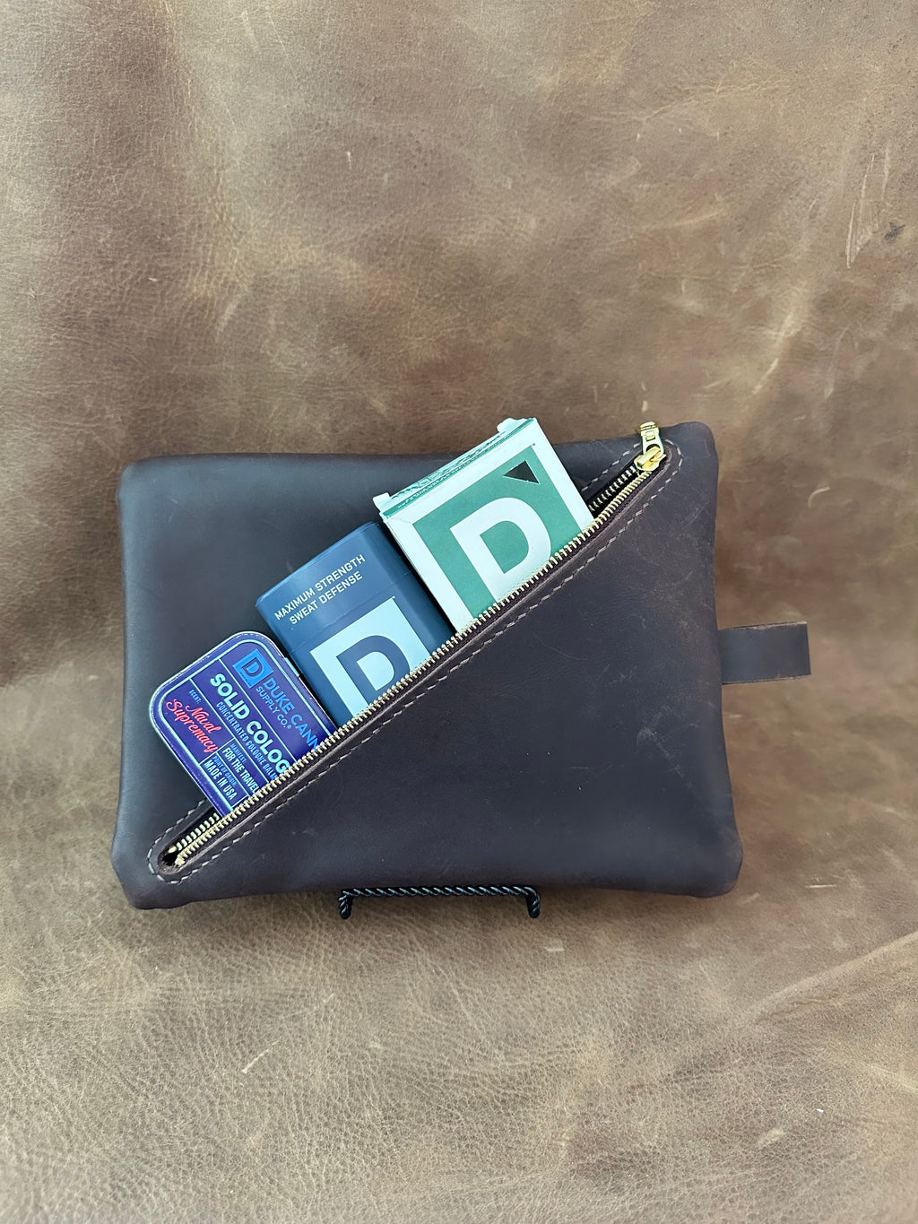 Toiletry Bag - Dark Brown