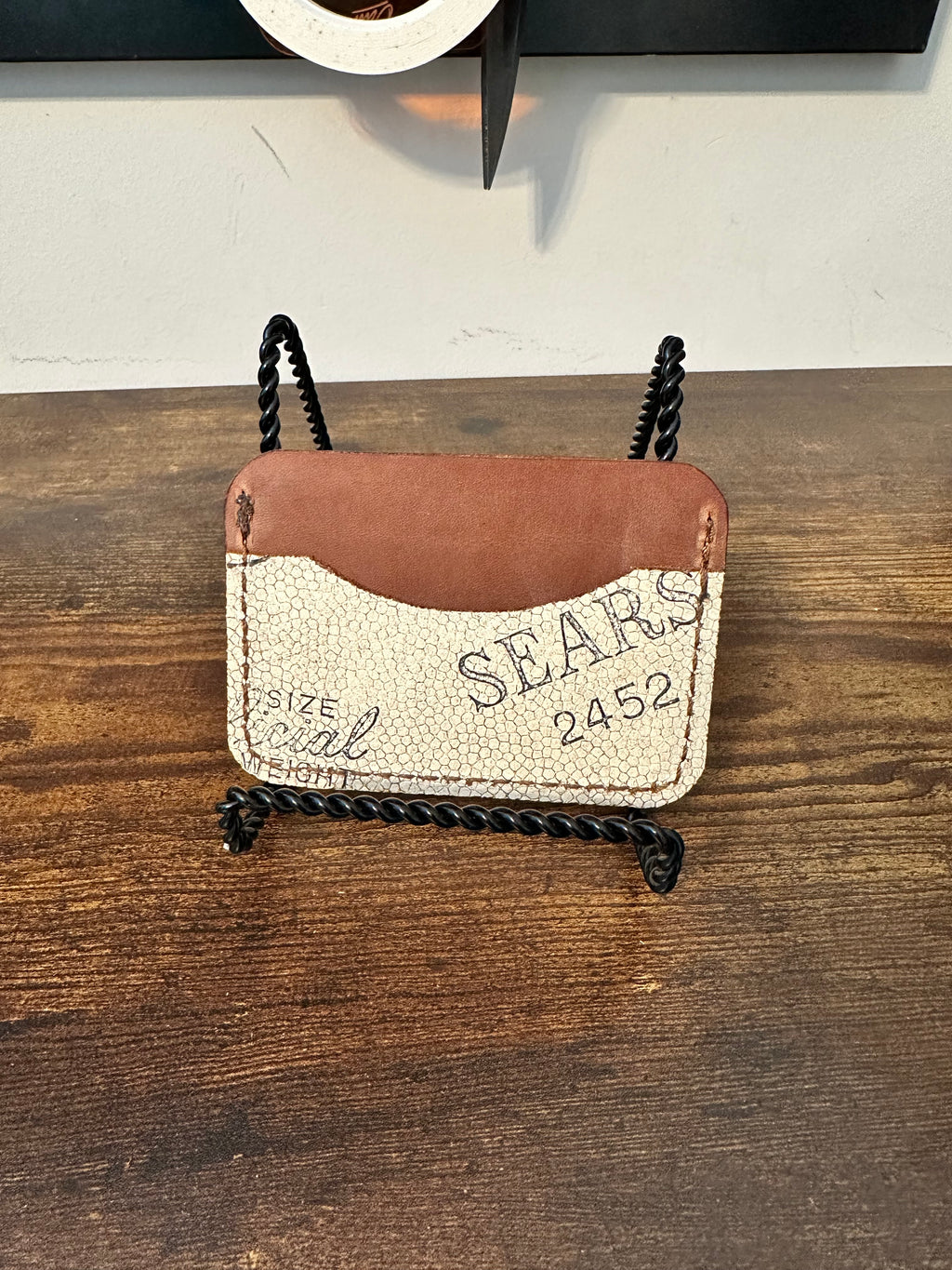 3-Pocket Card Wallet - Vintage Sears Football